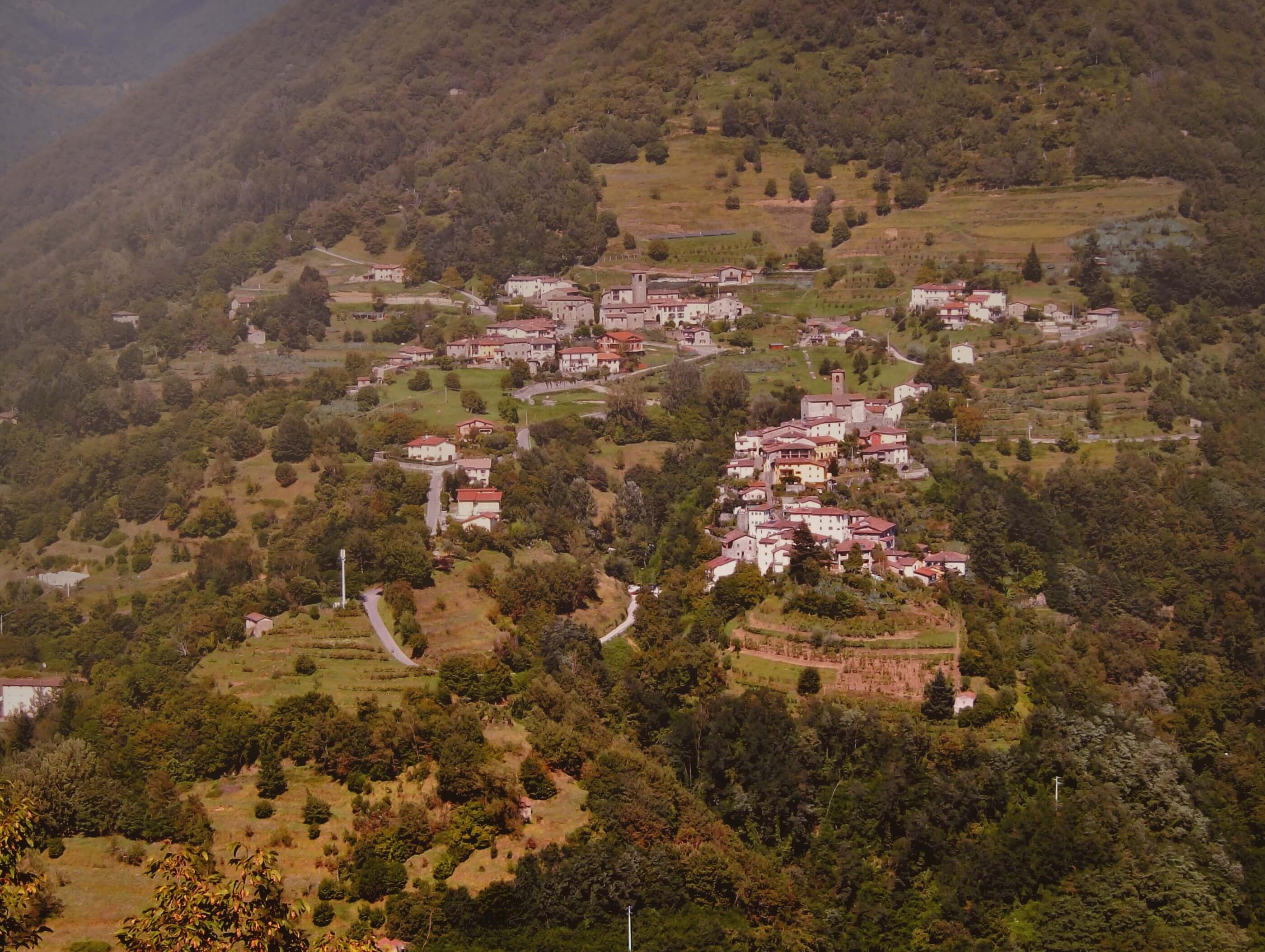 Vista panoramica La Villa e Ceserana