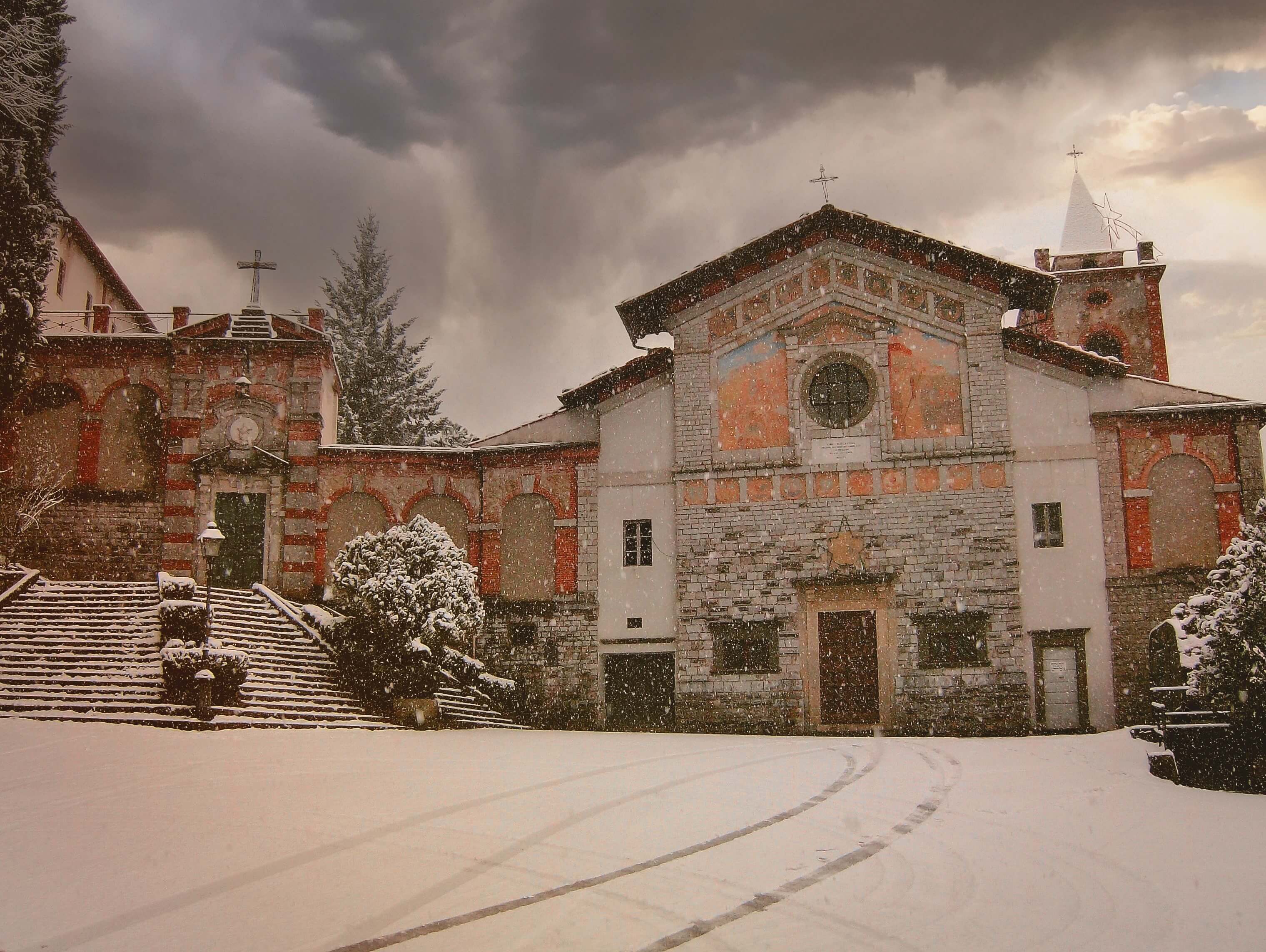 Santuario della Stella innevato